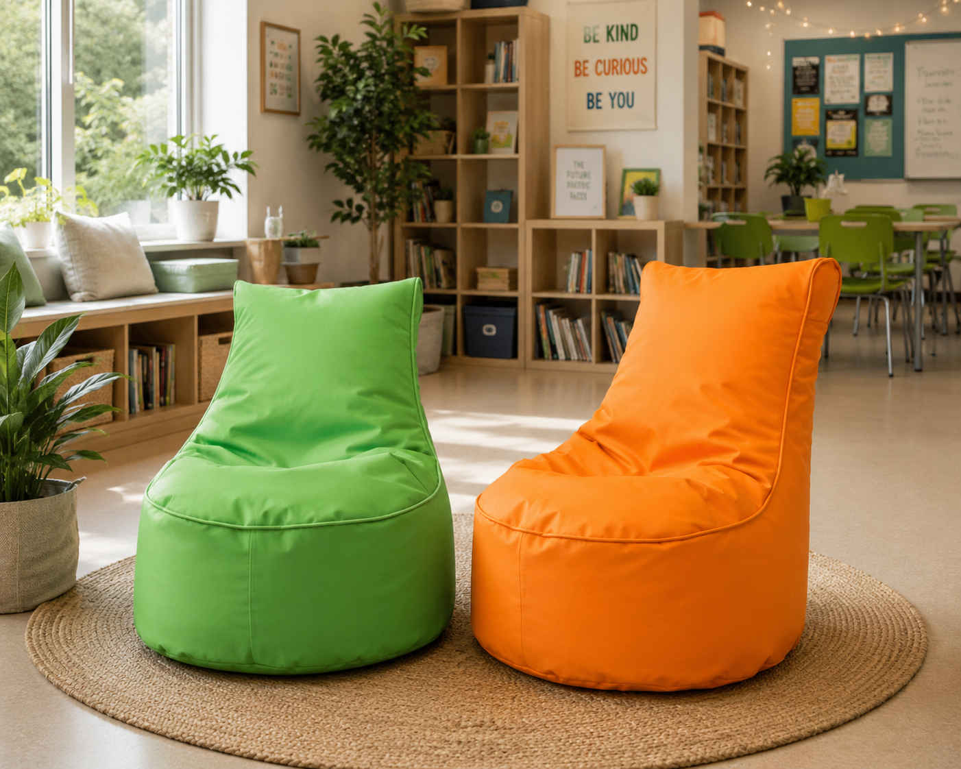 Zelený sedací vak Seat S polyester